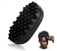 Cepillo de goma afro, cepillo para cabello rizado, no daña el cabello, cepillo lavable Afro Hair Brosse rizado, para rizos trenzados