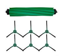 Cepillo de goma Piezas de repuesto de aspiradora Cepillo multisuperficie Cepillos laterales Robot para modelos combinados Limpieza de esquina Reemplazo de cepillo principal Construcción de nailon y