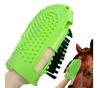 Cepillo de goma raspador de mano de doble cara para melena de caballo, reutilizable, versátil, suministros de limpieza para el hogar, granja, interior y exterior, ganado para el cuidado de caballos