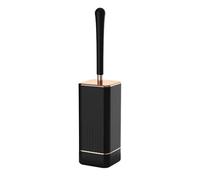 Cepillo de inodoro de silicona for el hogar, cepillo de limpieza for todos los rincones, herramienta de limpieza de WC, cepillo de inodoro de montaje en pared, accesorios de baño (negro-1)(White-1)