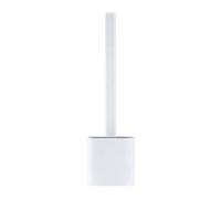 Cepillo de Inodoro Juego de portaescobillas Silicona for baño con Mango Goma for Montar en la Pared