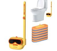 Cepillo De Inodoro - Limpiador De Baño En Forma De Pato De Pared - Cepillo De Limpieza Aseo | para Apartamento Camping-Car WC Hotel Restaurante Habitación