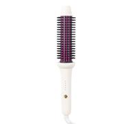 Cepillo de iones de curador de cabello - peine enderecado de 28 mm, característica de planchado térmico | Herramienta de estilo anti-quema con calefacción de PTC para rizar, volumen y suavizado en el