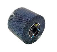 Cepillo de láminas abrasivas óxido de circonio, grano 120, 120 mm, 100 mm, para lijar madera o metal