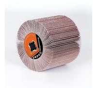 Cepillo de láminas abrasivas para máquina satinadora, cepillo de láminas para renovadores grano 120, cepillo rodillo de lijado de fibra sintética adecuado para lijado intensivo de superficies planas