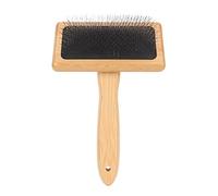 Cepillo de Lana de Piel de Oveja, Cardador de Mano, Peine para Alfombras de bambú, Cepillo de macramé, para Alfombras de Piel sin Alfombra, Almohadas, Pelo Corto, Deshedding