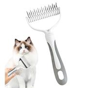 Cepillo de largo para gatos - Cepillo de de perro, peine para desenredar mascotas con diseño de doble cara - Peine para el cuidado del perro, accesorio para el de perro para familia,