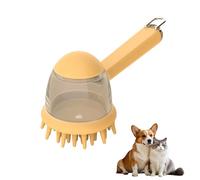 Cepillo de lavado 3 en 1 para perros con dispensador de jabón, cepillo de ducha de silicona para mascotas para gatos y perros, cepillo de baño para masaje, cepillo de baño para perros, furminator para