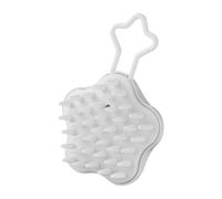 Cepillo de lavado de cabello húmedo y seco, champú de silicona para el cuero cabelludo, masaje corporal para mujer, champú húmedo y seco