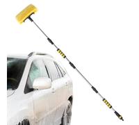 Cepillo de Lavado de Coche - Cabezal de Cepillo de Limpieza de Coche con cerdas | Equipo de Lavado de Coches Pole, Gracias a su sólido Material de PVC, Este Cepillo de Lavado de Coche Garantiza