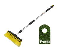 Cepillo de lavado de coches telescópico 90-160cm 10" con válvula de agua Brad...