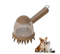Cepillo de lavado para perros 3 en 1 con dispensador de jabón, cepillo de ducha de silicona para mascotas para gatos y perros, cepillo de baño para masaje, cepillo de baño para perros, furminator para