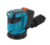 Cepillo de lijadora orbital sin cable 125mm Molinillo madera Pulidora eléctrica para coches Máquina multifuncional lijado pulido y encerado metal 3 batería 18V