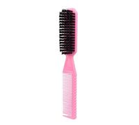 Cepillo de limpieza 2 en 1 de cerdas de nailon para el cuello, peine para quitar el pelo para un control de encrespamiento sin esfuerzo