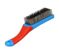 Cepillo de limpieza - Cepillo de alambre de acero inoxidable con cerdas duras, dispositivo de limpieza de decapante de óxido, dispositivo de limpieza de alto rendimiento para ladrillo, metal, madera