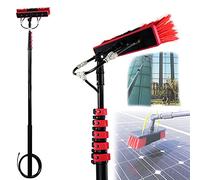 Cepillo de Limpieza, Cepillo para Limpiar Ventanas, Equipo de Lavado de pértigas para Limpieza de Ventanas, Kit de Limpieza de pértigas telescópicas para Limpieza de Vent