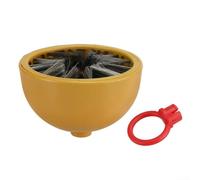 Cepillo de limpieza circular eléctrico para accesorio de taladro, cerdas de nailon de 4 pulgadas con varillas de acero, eliminación rápida de suciedad y manchas para tuberías, pilares, parrillas