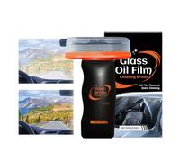 Cepillo de limpieza con película de - tableta emulsionante manual - Eliminador de película | Para mejorar la claridad, visibilidad y seguridad en la conducción del coche