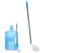 Cepillo de limpieza de botellas para el hogar, limpiador largo para jarra de galón, cepillos en forma de L, herramienta de limpieza del hogar para tazas, platos, contenedores, fregaderos, jarras y