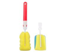 Cepillo de limpieza de botellas rojo para tazas, vaso de té, porcelana, leche, café, manchas, botella, limpiador de depurador, cepillo