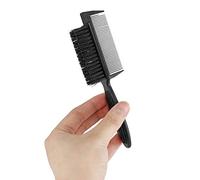 Cepillo de limpieza de cabello 2 en 1 con peine, plumero, cortadora no deseada, portátil, herramientas de aseo para estilistas