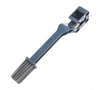 Cepillo de limpieza de cadena con anillo de cerdas de cobertura completa para cadenas de bicicleta y motocicleta para apoyar el mantenimiento rutinario de la transmisión (100% blanco)
