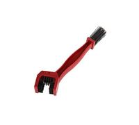 Cepillo de limpieza de cadena de bicicleta, para ciclismo, motocicleta, bicicleta, cepillo limpiador de engranajes, color rojo