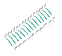 Cepillo de Limpieza de Detalles, Cepillo Interdental, Cerdas Suaves de Limpieza Profunda, Reemplazo Portátil Compacto para Viajes (Verde)