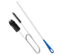 Cepillo de limpieza de , herramienta de limpieza de tubo flexible, cerdas de largo alcance, solución de plomería y para bañera de ducha Fregadero de cocina de baño refrigerado