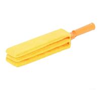 Cepillo de limpieza de microfibra PP para persianas estrechas huecos | Cabezal de cepillo flexible, alcanza huecos estrechos, limpia las lamas de las persianas, agarre ergonómico, polvo profundo
