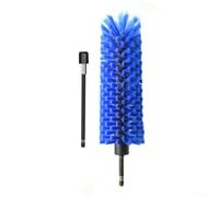 Cepillo de limpieza de neumáticos de nailon suave de alta densidad para coche, moto, camión, llanta, grieta, herramienta de limpieza, accesorio azul, adecuado para taladro de 14 mm, efecto rápido