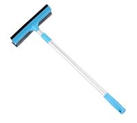 Cepillo de limpieza de parabrisas con escobilla de vidrio para coche, seguro que aquí está un título del producto para listar limpiador de ventanas con mango retráctil, puertas, espejos, color azul