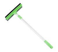 Cepillo de limpieza de parabrisas con escobilla de vidrio para coche, seguro que aquí está un título del producto para listar limpiador de ventanas con mango retráctil, puertas, espejos, color verde