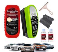 Cepillo de limpieza de película de aceite automotriz 2.0, limpiador de vidrio y cera de reparación de arañazos, tabla de limpieza reutilizable para parabrisas, repelente de lluvia y revestimiento para