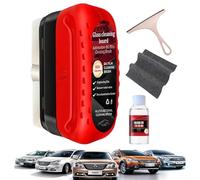 Cepillo de limpieza de película de aceite automotriz 2.0, limpiador de vidrio y cera de reparación de arañazos, tabla de limpieza reutilizable para parabrisas, repelente de lluvia y revestimiento para