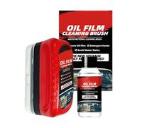 Cepillo De Limpieza De Película De De Vidrio para Automóvil - Cepillo De Lavado De Vidrio con Mango Ergonómico Antideslizante | Limpiador Antivaho De Ventana para Coche, SUV, RV, Automóvil, Mot