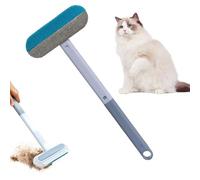 Cepillo De Limpieza De Piel - Mango Flexible, Tabaco De Capa Reutilizable, Rodillo De Pelo De Alfombra | Almohadilla De Barrido De Cerdas Altas, Herramienta De Aseo Multisuperficial Ligero Po