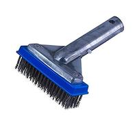 Cepillo de limpieza de piscina resistente, herramienta eficiente de eliminación de algas con diseño de cabeza curvada para un mantenimiento eficaz de la piscina