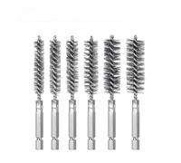 Cepillo de limpieza de tubos de alambre de 8-19 mm for maquinaria, limpiador de óxido, lavado y pulido for la industria de procesamiento y fabricación de automóviles.(Metallic)