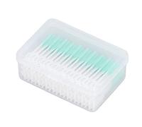 Cepillo de Limpieza Dental, Removedor de Placa de Cuidado Bucal con Cepillo Interdental Portátil para Adultos para el Hogar (Verde)