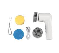 Cepillo de Limpieza eléctrico con 3 Cabezales de Cepillo Pantalla de Nivel de batería de Doble Velocidad de Mano 2000mAh IPX7 Depurador eléctrico Giratorio Resistente al Agua para