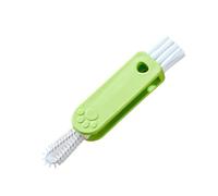 Cepillo de limpieza ergonómico para huecos estrechos en biberones, pajitas, limpiador de tapas, diseño duradero, biberón