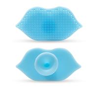 Cepillo de limpieza facial de silicona, cepillo de ducha de silicona de alta calidad para nutrir, limpiar y exfoliar tu piel, cepillo corporal versátil para ducha y baño, azul