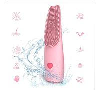 Cepillo de limpieza facial recargable de silicona, cepillo de limpieza, sónico, masaje facial, exfoliación facial