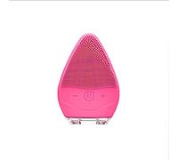 Cepillo de limpieza facial, silicona impermeable, cepillo facial facial, dispositivo de masajeador vibratorio facial eléctrico para limpiar la piel con USB recargable
