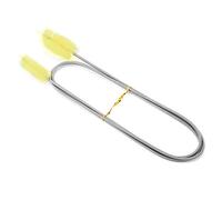 Cepillo de Limpieza Flexible para Acuario, 155cm, Doble Extremo, para Tubos, Filtros y Mangueras, Nylon, Negro
