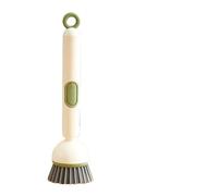 Cepillo de limpieza for platos, cepillo giratorio for cocina con ángulo de rotación ajustable y limpiador de ollas for evitar el contacto directo for la cocina(Green)