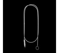 Cepillo de limpieza largo para frigorífico 160 cm flexible (95 cm) | Limpieza suave de nailon, protege el cobre y el vinilo, diseño suave al tacto, sin daños en el tubo, núcleo de acero