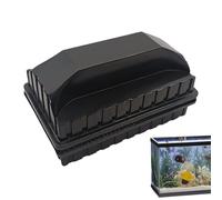 Cepillo de limpieza magnético - Herramienta raspadora de acuario de doble cara, potente limpiador de vidrio magnético, removedor de algas para peceras, almohadilla segura antiarañazos | Solución de