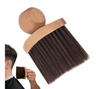 Cepillo de Limpieza para Barbería - Cerdas para Cepillo de Peluquería | para Polvo de Cuello con Mango de Madera,para Salón de Belleza, Hogar, Peluqueros, Hombre, Esposo, Papá, Abuelo